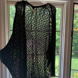 cardigan sweater, open